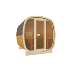 Outdoor sauna Uku 230 for 4-6 persons / Electric heating only / High-quality Nordic spruce ( pine thermal wood) | Wellness