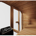 Outdoor Sauna Icon Easter Limited Black Edition  2-3 people / Electric heating only / High-quality Thermowood wall