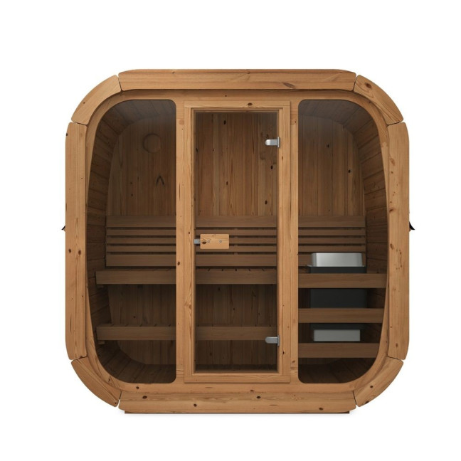 Outdoor Sauna Icon Easter Limited Black Edition  2-3 people / Electric heating only / High-quality Thermowood wall