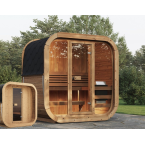 Outdoor sauna Icon 125 for 2-3 people / Electric heating only / High-quality Thermowood wall | Luxury Relaxation