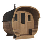 Sauna Icon 292 Outdoor For 6 people / Harvia electric or wood-burning stove / High-quality Scandinavian spruce (Thermowood)