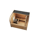 Icon 200 S Garden Sauna For 4 Persons / Electric or Wood-Fired Harvia Stove / High-Quality Scandinavian Spruce (Thermowood)