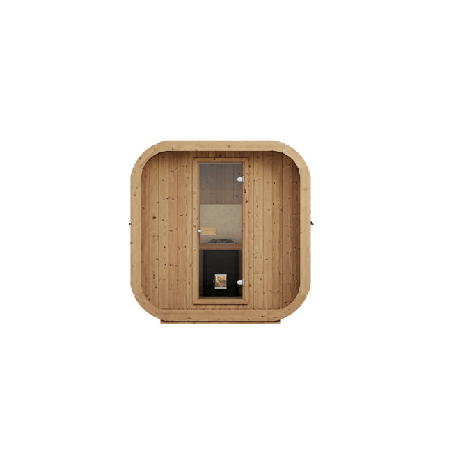 Icon 200 S Garden Sauna For 4 Persons / Electric or Wood-Fired Harvia Stove / High-Quality Scandinavian Spruce (Thermowood)