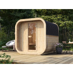 Icon 200 S Garden Sauna For 4 Persons / Electric or Wood-Fired Harvia Stove / High-Quality Scandinavian Spruce (Thermowood)