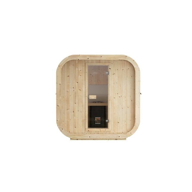 Icon 200 S Garden Sauna For 4 Persons / Electric or Wood-Fired Harvia Stove / High-Quality Scandinavian Spruce (Thermowood)