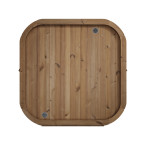 Icon 220 XL Garden Sauna for 4 people / Electric or Wood Burning Heater Harvia / High Quality Heat Treated Scandinavian Spruce