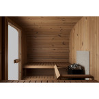 Icon 220 XL Garden Sauna for 4 people / Electric or Wood Burning Heater Harvia / High Quality Heat Treated Scandinavian Spruce