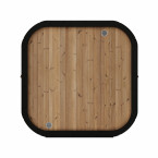 Icon 220 XL Garden Sauna (Full Glass Front Wall) for 4 people / Electric or Wood Burning Heater Harvia / High Quality