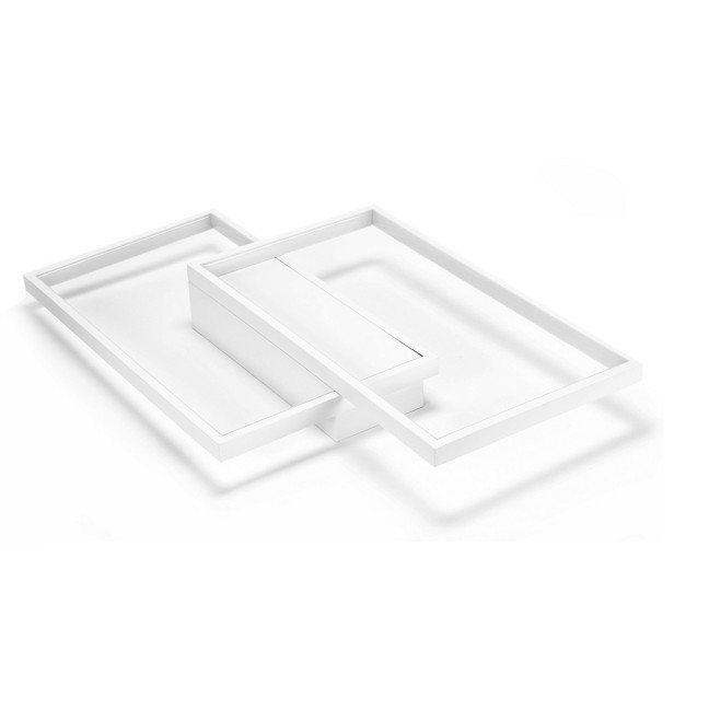 Decorative LED Ceiling Lamp Variable Color Light Color White Modern 48W + Pilot