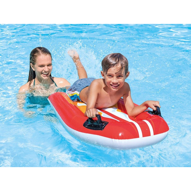 Inflatable swimming board 112 x 62 cm Intex 58165 Orange