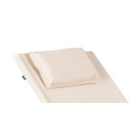 Garden Lounger with Headrest | Folding beach lounger for balcony or patio Black/Grey | Garden furniture,