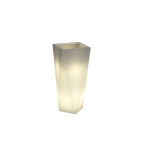 Designer pot monumo vaso white with lighting