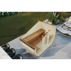 Outdoor sauna Susi 160 for 2-3 persons / Electric heating only / High-quality Nordic spruce (Pine Thermal Wood) | Wellness