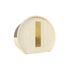 Outdoor sauna Susi 160 for 2-3 persons / Electric heating only / High-quality Nordic spruce (Pine Thermal Wood) | Wellness