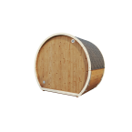 Outdoor sauna Susi 160 for 2-3 persons / Electric heating only / High-quality Nordic spruce (Pine Thermal Wood) | Wellness