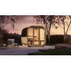 Sauna zewnętrzna Eke 220 dla 4-6 osób / Tylko ogrzewanie elektryczne / Wysokiej Jakości Świerk Nordycki ( Sosnowe Termiczne)