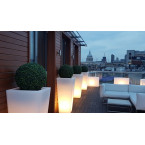 Designer Monumo Slim Line M pot with lighting