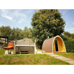 Pod 300 Garden Sauna / Harvia Electric or Wood-Burning Stove / High-Quality Scandinavian Spruce (Thermowood) | Wellness