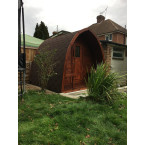 Pod 300 Garden Sauna / Harvia Electric or Wood-Burning Stove / High-Quality Scandinavian Spruce (Thermowood) | Wellness