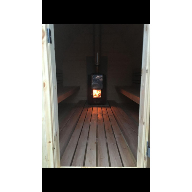 Pod 300 Garden Sauna / Harvia Electric or Wood-Burning Stove / High-Quality Scandinavian Spruce (Thermowood) | Wellness