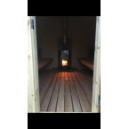 Pod 300 Garden Sauna / Harvia Electric or Wood-Burning Stove / High-Quality Scandinavian Spruce (Thermowood) | Wellness