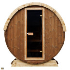 Outdoor Terrace Sauna Black Easter Edition + Ice Tub / Harvia Electric Stove or WIFI Stove / High Quality Scandinavian Spruce