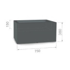 POPRAD BED 160X200 HONEY BROWN