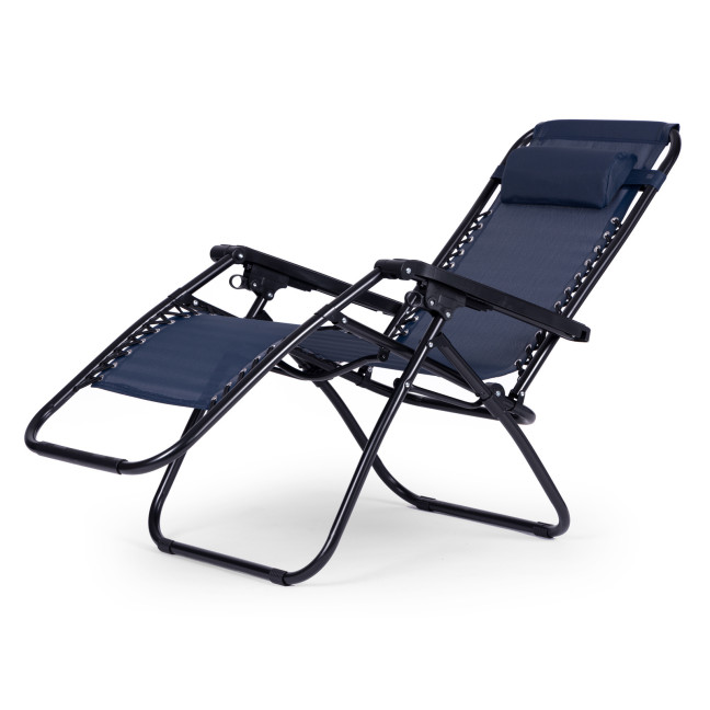 Zero Gravity Beach Garden Lounger Chair | Adjustable backrest for patio or balcony Beige/Black/Blue/Grey | garden chair,