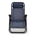 Zero Gravity Beach Garden Lounger Chair | Adjustable backrest for patio or balcony Beige/Black/Blue/Grey | garden chair
