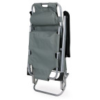 Beach Chair 2-in-1 Garden Lounge Chair | Folding lounge chair for balcony or patio Beige/Black/Blue/Grey | garden chair,