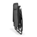 Beach Garden Lounger | Adjustable backrest with movable canopy for patio or balcony Beige/Grey/Blue | Garden furniture