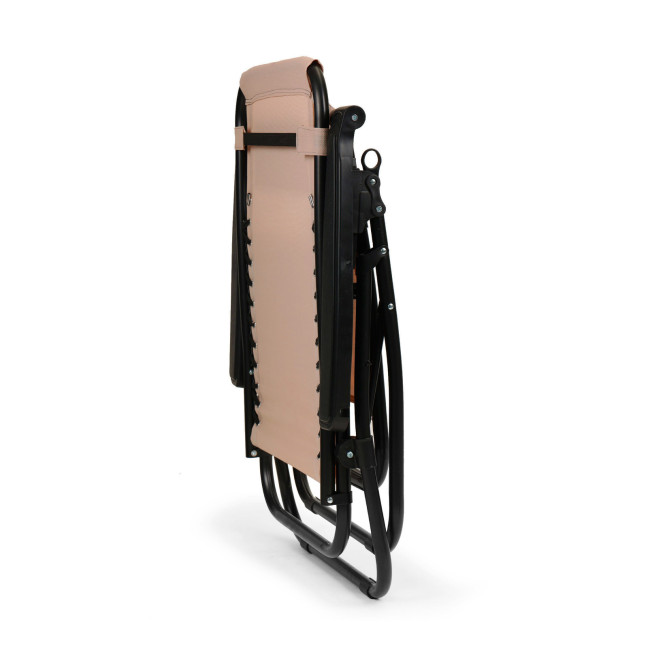 Zero Gravity Beach Garden Lounger Chair | Adjustable backrest for patio or balcony Beige/Black/Blue/Grey | garden chair