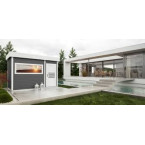 High Quality Finnish Garden Garden Sauna Dry 350x200 cm | Wellness | Relax | SPA | Ready to Assemble | Elegant Minimalism