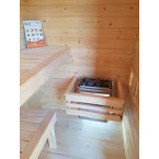 High Quality Finnish Garden Garden Sauna Dry 350x200 cm | Wellness | Relax | SPA | Ready to Assemble | Elegant Minimalism