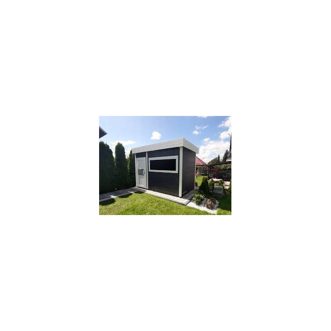 High Quality Finnish Garden Garden Sauna Dry 350x200 cm | Wellness | Relax | SPA | Ready to Assemble | Elegant Minimalism