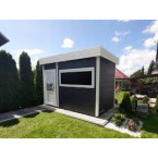 High Quality Finnish Garden Garden Sauna Dry 350x200 cm | Wellness | Relax | SPA | Ready to Assemble | Elegant Minimalism