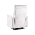 Neptun M Velvet chair with massage function - Light Grey