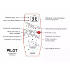 Neptun M Velvet chair with massage function - Light Grey