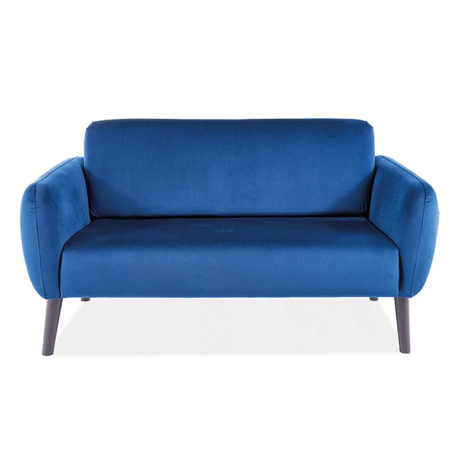 Elsa Velvet Sofa - Navy Blue