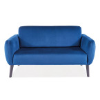 Elsa Velvet Sofa - Navy Blue
