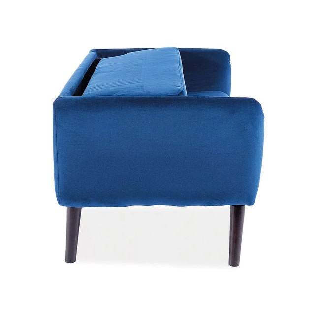 Elsa Velvet Sofa - Navy Blue