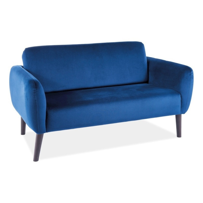Elsa Velvet Sofa - Navy Blue