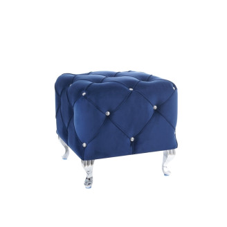 Elsa Velvet Sofa - Navy Blue