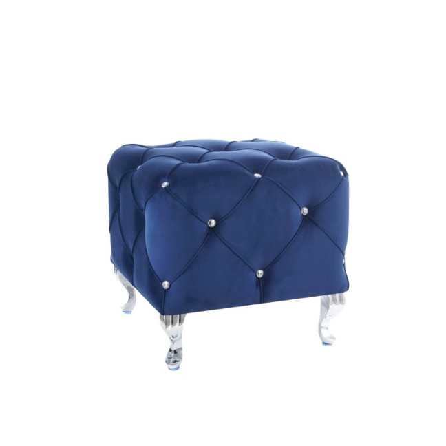 Elsa Velvet Sofa - Navy Blue