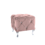 Elsa Velvet Sofa -Pink