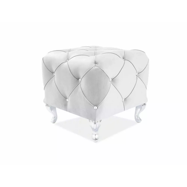 Elsa Velvet Sofa -Light Grey