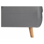 Sofa Spike II Velvet Gray