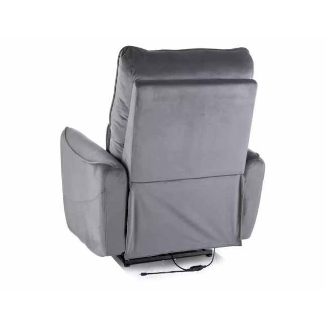 Zefir Velvet Recliner Armchair