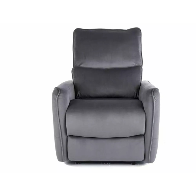 Zefir Velvet Recliner Armchair