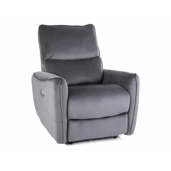 Zefir Velvet Recliner Armchair